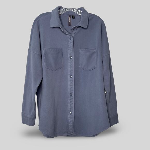 Mondetta Snap Button Shacket - Picture 1 of 4